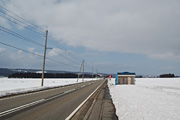 小粟田 - 雪景色
